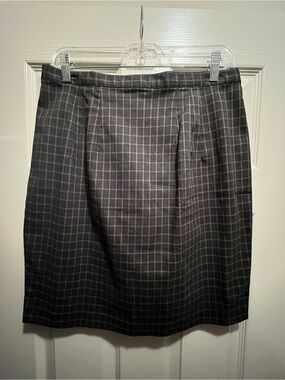 Vintage 1990’s NWT Express Compagnie Internationale Plaid Skirt Women’s M 8/10